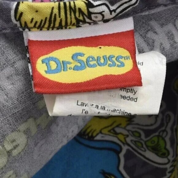 Dr. Seuss Green Eggs and Ham Scrub Top Shirt Gray Size XL - Picture 9 of 11